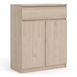 image of Naia Sideboard 1 Drawer 2 Doors In Jackson Hickory Oak Effect