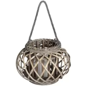 Image of Large Wicker Basket Lantern