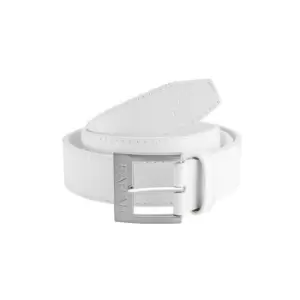 Image of Farah Golf Leather Belt - White