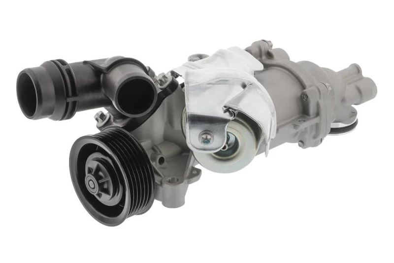 Image of TOPRAN 620 672 Water pump EHVP with housing, with V-ribbed belt pulley, switchable water pump Water Pump (1260)