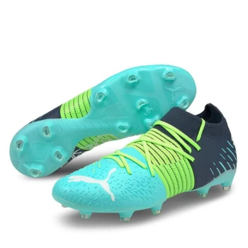 Puma Future Z 3.1 FG Football Boots - GreenGlare/Aqua