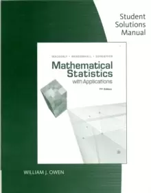 Image of Student Solutions Manual for Wackerly/Mendenhall/Scheaffer's Mathematical Statistics with Applications, 7th