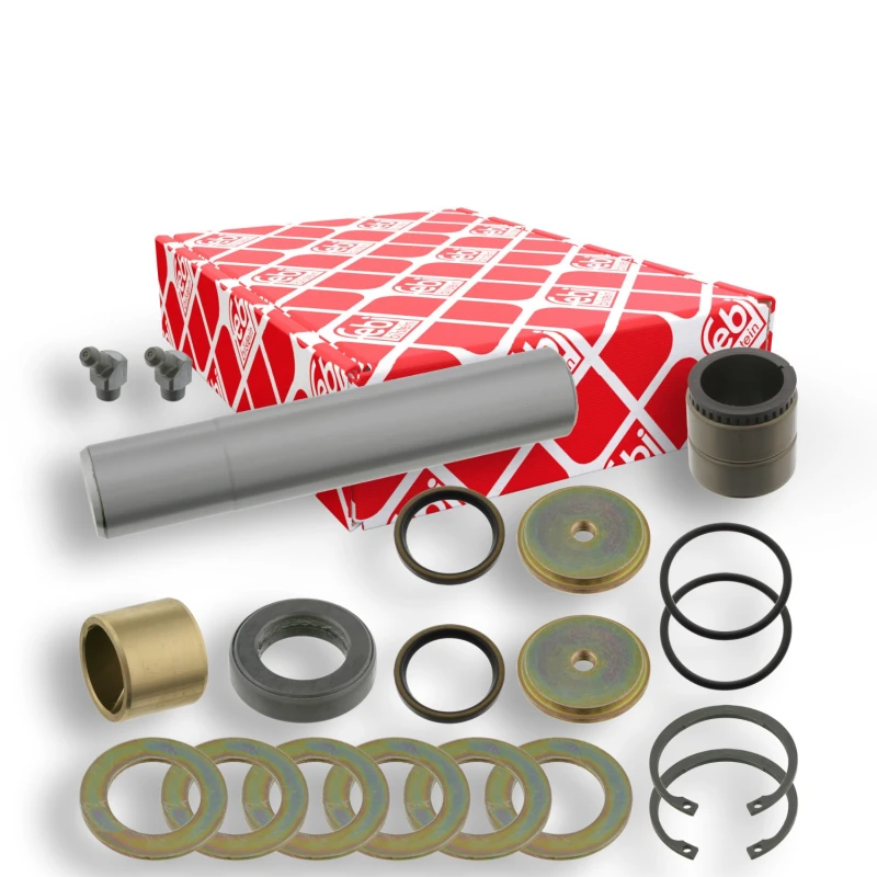 Image of FEBI BILSTEIN 11369 Repair Kit, stub axle pin Front Axle Right, OE Turbo NEW Repair Kit,stub axle pin (652)