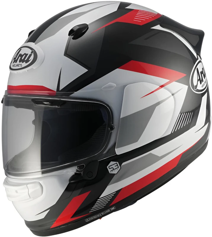Image of Arai Quantic Supra Helmet, black-white-red, Size M for Men