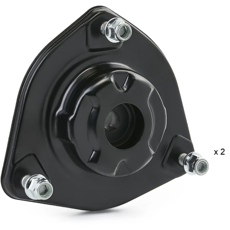Image of RIDEX 1180S1250 Top strut mount Front Axle, with bearing(s) Suspension Strut Support Bearing (1180)