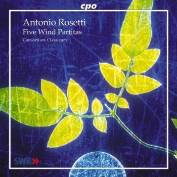 image of Antonio Rosetti - Five Wind Partitas (Consortium Classicum) CD