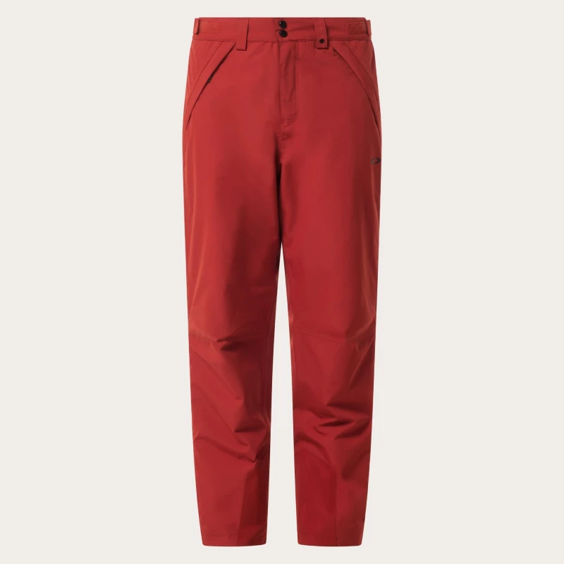 Image of Oakley Mens Granite Weather Resistant Tailored Fit Ski Trouser Flame Red male Small
