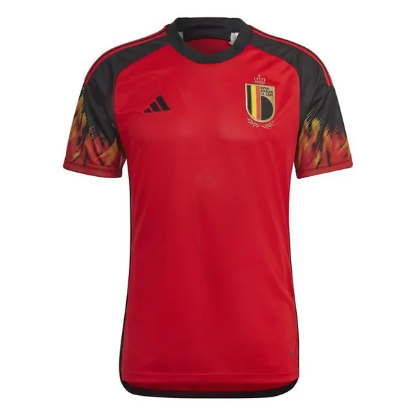 Image of adidas Belgium Home Shirt 2022 Adults International Replica Shirts L Red 37278008430
