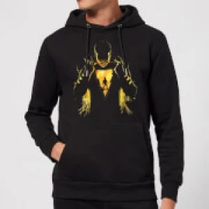 image of Shazam Lightning Silhouette Hoodie - Black