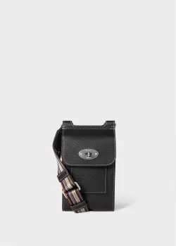 Image of Paul Smith Mulberry X Paul Smith - Black Mini Antony Bag