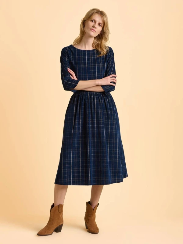 Image of Brakeburn Womens Lilliput Dress in Blue Size: 16 Blue Female 16