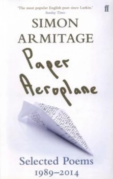 Image of Paper Aeroplane by Simon Armitage Book