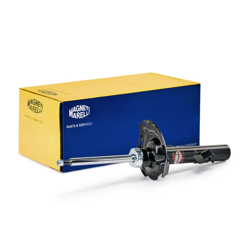 Image of MAGNETI MARELLI 356401070200 Shock absorber Front Axle Left, Gas Pressure, Twin-Tube, Suspension Strut, Top pin Shock Absorber (854)