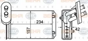 Image of Radiator Heat Exchanger 8FH351001-611 by BEHR