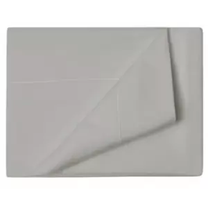 Image of Belledorm Premium Blend 500 Thread Count Flat Sheet (Single) (Platinum)