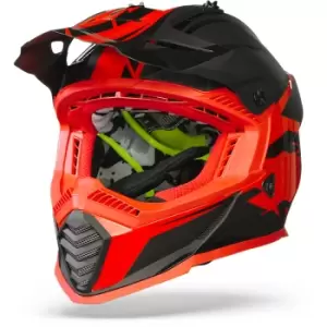 Image of LS2 MX437 Fast Evo Roar Matt Black Red M