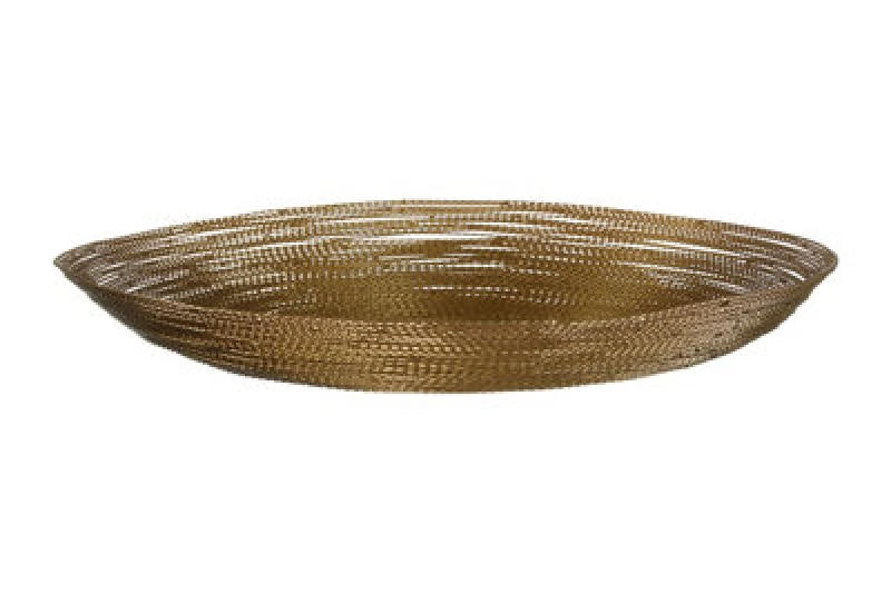 Image of Premier Housewares Hege 5cm Wire Decorative Plate Gold
