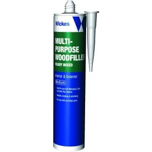 Image of Wickes Multi Purpose Wood Filler - Medium 310ml