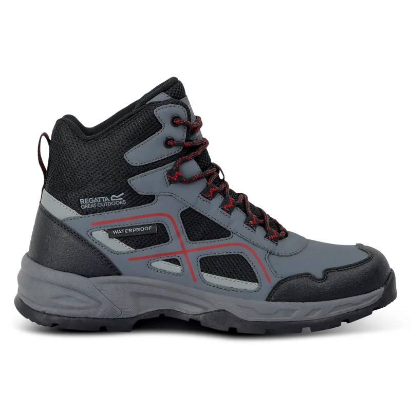 Image of Regatta Regatta Men Vendeavour Walking Boots in Mid Grey Size: 8 Mid Grey 8 Male 5063516179429