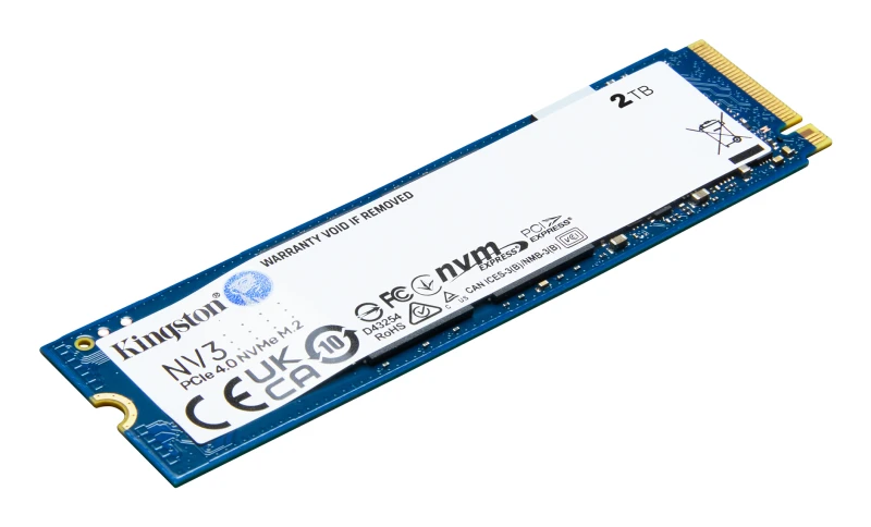 Image of Kingston Technology Kingston Technology 2000G NV3 M.2 2280 NVMe SSD, Bulk SNV3S/2000GBK
