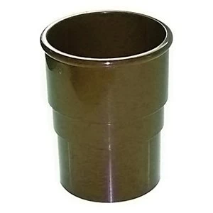 image of FloPlast RSM1Br MiniFlo 50mm Round Downpipe Socket - Brown