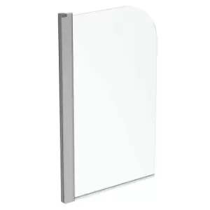 Image of Ideal Standard Connect 2 Radius Bath Screen, Bright Silver
