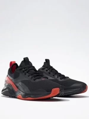 Image of Reebok HIIT Training 2 Shoes, Black/Grey, Size 3, Women