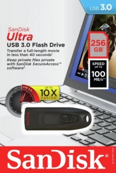 image of SanDisk Ultra 256GB USB Flash Drive