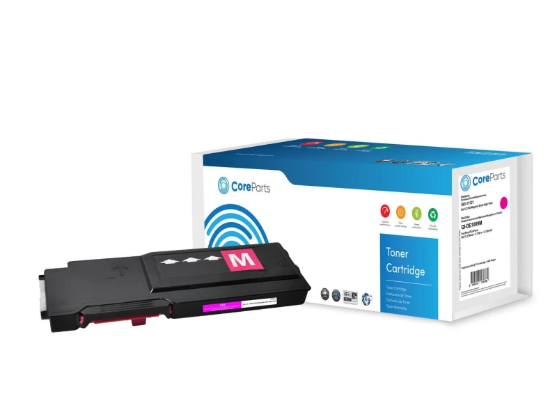 Image of CoreParts QI-DE1009M toner cartridge Compatible Magenta