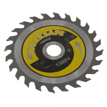 image of Trade Circular Saw Blade 136 X 20MM - 24TPU