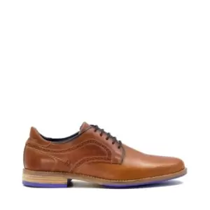 Image of Dune London Brampton Piped Gibson Shoes - Brown