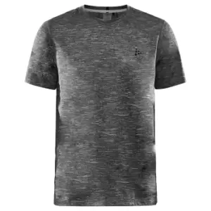 Image of Craft Mens ADV Charge Melange Short-Sleeved T-Shirt (L) (Black)