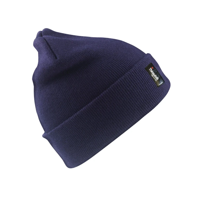 Image of Result Result Men Thinsulate Heavyweight Hat in Navy Navy One Size Male 5063527160478
