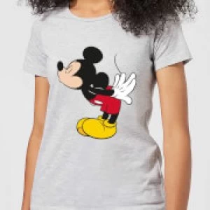 Image of Disney Mickey Mouse Mickey Split Kiss Womens T-Shirt - Grey - 3XL
