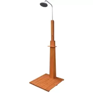 Image of Outdoor Shower Eucalyptus Wood and Steel Vidaxl