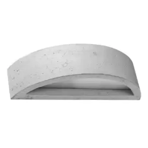 Image of Atena Up & Down Wall Lamp Concrete Grey, 40cm