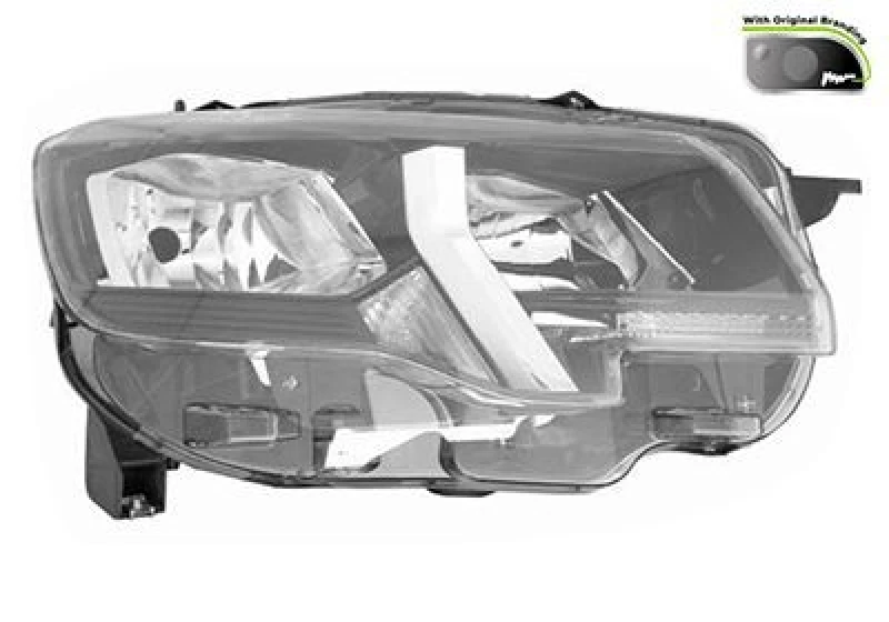 Image of VAN WEZEL Headlight VAN WEZEL 4091962V
