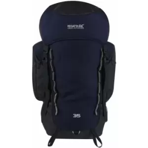 Image of Regatta Highton 45L Backpack (One Size) (Navy/Ebony) - Navy/Ebony
