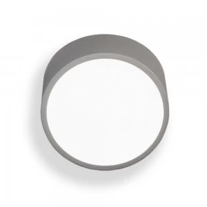 Image of Flush Wall Light Round 2x5W G9 LED (not incl.), Silver, IP44
