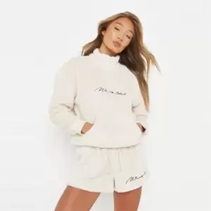 image of Missguided Lounge Short - Cream