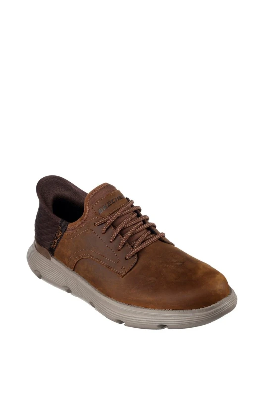 Image of Skechers Men Garza Gervin Shoes in Brown Size: 6 Brown 6 Male 196989794860