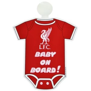 Image of Liverpool FC Baby On Board Sign