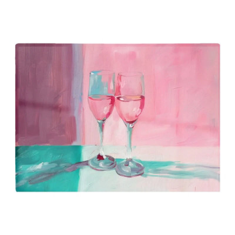 Image of Warren Reed Designer Romantic Evening: Champagne Toast Chopping Board