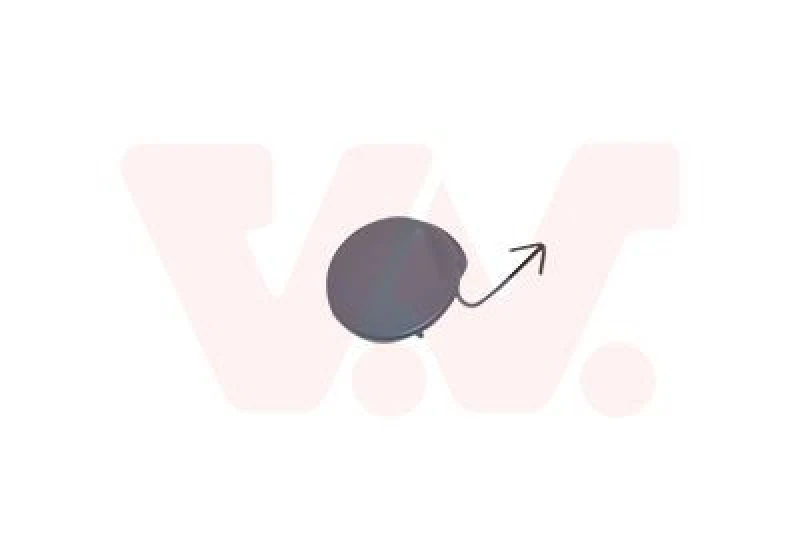 Image of VAN WEZEL Tow hook cover VAN WEZEL 3746587