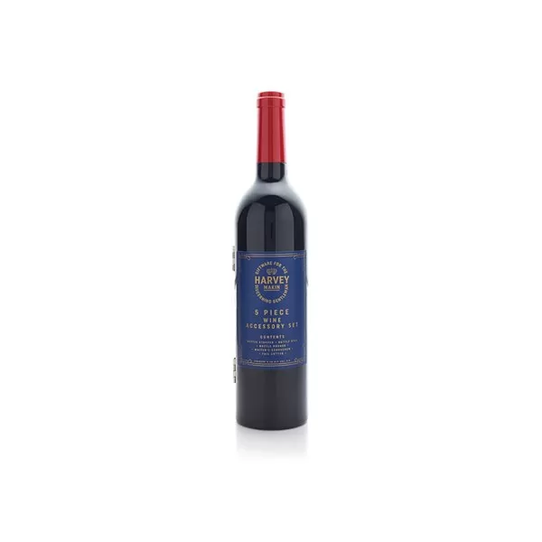Image of Harvey Makin Five Piece Wine Bottle Gift Set - A4015