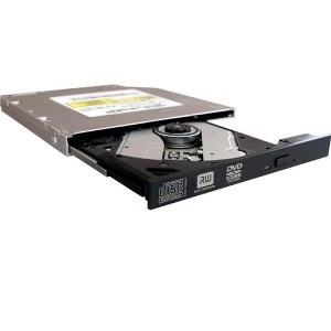 image of LG Slimline DVD Re-Writer SATA 8x Black 12.7mm High - OEM