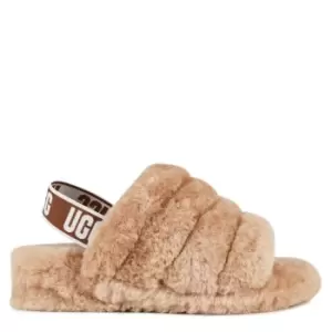 Ugg Fluff Yea Sliders - Brown