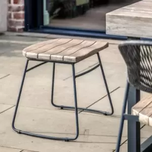 Image of Gallery Outdoor Set of 2 Gallery Outdoor Tyrell Stool Grey