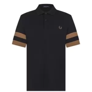 Image of Fred Perry Bold Tip Polo Shirt - Black