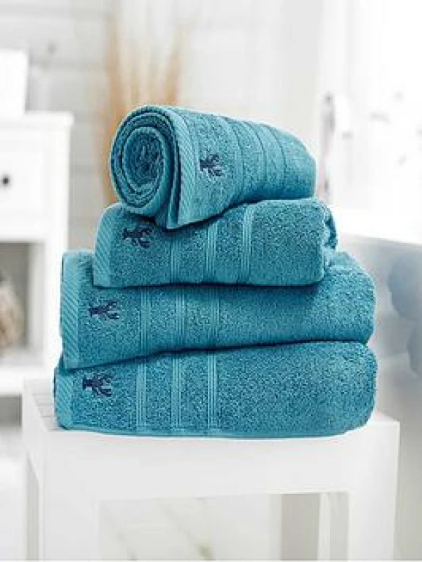 Image of Lobster Creek Kaleidoscope Towel Range In 9 Colour Options Royal W137I Unisex Bath Sheet
